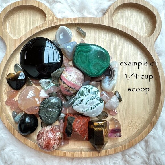 Magical Forest Crystal Confetti Scoop | 1/4 Cup Scoop - Picture 3 of 6